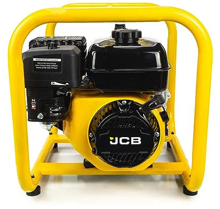 JCB 80mm 3’’ 80mm Professional Petrol Trash Water Pump 1000L/min 7.5hp 224cc 4-Stroke Heavy-Duty Dirty Water 25m Lift 7m Suction 3 Year Warranty