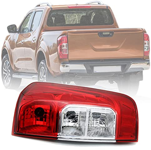 BYBEST Rücklicht Heckleuchte Rückleuchte für Nissan Navara NP300 D23 2015-2019, Auto Heckklappe Rückleuchten Linke Rechte Rücklichter,Red- Right