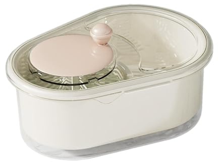 Zqkimzi Centrifuga per Insalata, Centrifuga per Insalata Manuale, Centrifuga per Insalata Portatile, Lavaverdure Manuale, Centrifuga per Insalata Piccola A Manovella, Lavatrice Efficiente per Frutta