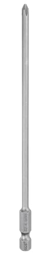 sourcing map #1 Phillips Screwdriver Bit PH1 1/4 Hex Shank 6 (150mm) Long Magnetic S2 Steel Industrial Grade Screw Driver Bit Cross Head Electric Drill Bits 0.157 (4mm) Rod