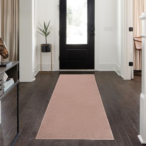 Simurq Läufer Waschbar rutschfest – Teppich Läufer für Flur, Küche, Schlafzimmer, Wohnzimmer – Küchenläufer (Beige, 80x200 cm)