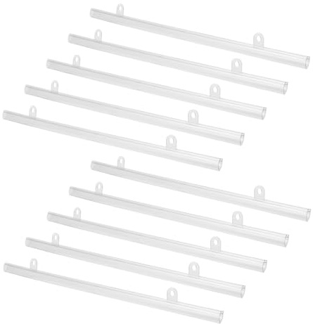 10pezzi Stecche Poster in Pvc, Binario Porta Poster per Appendere | Cornice per Appendere Poster, Pinza per Poster in Pvc, Cornice per Poster in Pvc