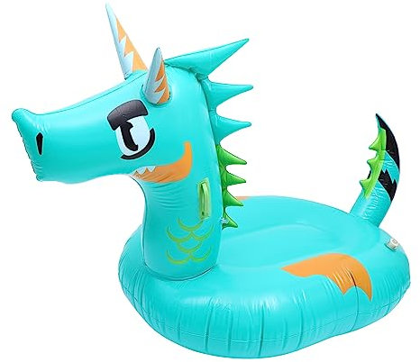 Inflatable Dragon Bed Mat Shape Swimming Pvc Floating
