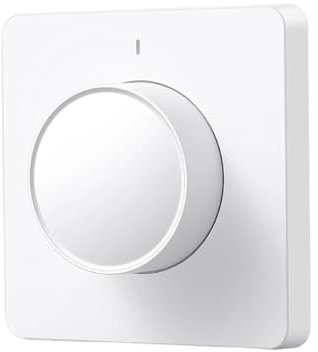 Interruptor de atenuación giratorio Panel de atenuación El interruptor de pared inteligente requiere concentrador(White Dimmer Switch)