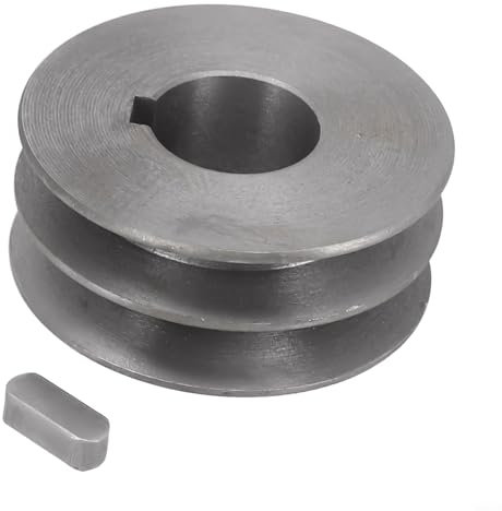 Elektrowerkzeug-Zubehör, Gusseisen-Keilriemenscheibe, Typ A, Doppelrillen-Motor-Riemenscheibe, 50–100 mm Durchmesser, mehrere Größen (72 x 31 x 28 mm)