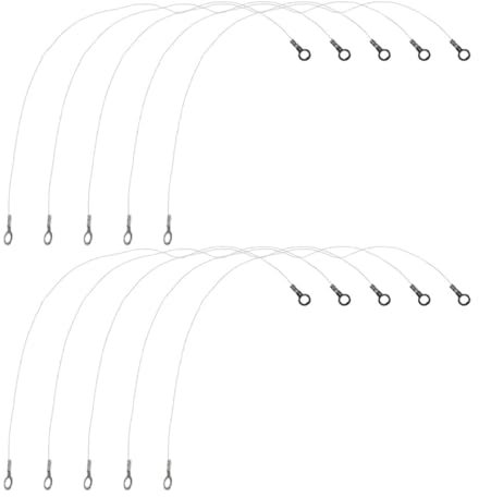 MUCKLILY Fil De Coupe Pour Trancheuse à Gâteau En Acier Inoxydable 32 Cm, Lot De 10 Pièces De Remplacement, Fil à Fromage Polyvalent Pour Découpe Précise à Domicile, Usage Pâtisserie Et Viande