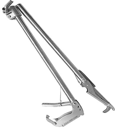 KICHOUSE Pinza in Acciaio Resistente Antiscivolo Per Granchio e Multiuso Con Morbida Impugnatura Ergonomica e Forza Di Morso Per Pesca Barbecue e Cucina Outdoor