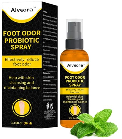 90ml Deodorante Piedi Antiodore, Spray Per Piedi, Riduce la sudorazione e gli odori