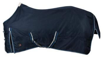 PFIFF 101899 Pferde Winter Decke Willow, Winterdecke Pferdedecke Paddockdecke, Blau 125cm
