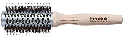 Olivia Garden EcoHair Combo 34 mm – 100% rund borste med vildsvin och nylon – miljövänlig professionell hårborste i bambu