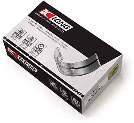 King CR803SI STD Connecting Rod Bearings Compatible with Chevrolet SBC 265ci 283ci 327ci