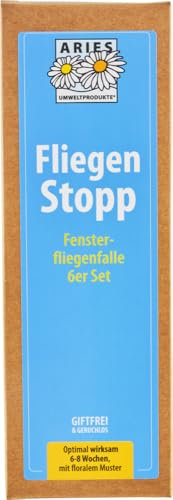 Fliegen Stopp Fensterfliegenfalle 6 x 1 Stück
