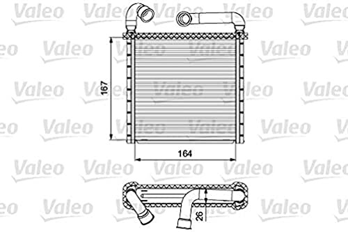 Valeo 811506 - Système de chauffage | Compatible avec: AUDI Q3, TT, TT Roadster, SEAT ATECA, TARRACO, SKODA KAROQ, KODIAQ, OCTAVIA III, OCTAVIA III Combi