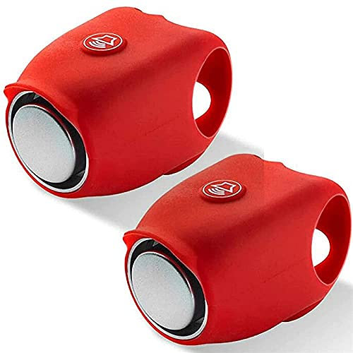 Amini MTB Fahrrad Lenker Bell 2021 Super Bike Horn 120db Fahrradhupe Silikon Elektrische Fahrradklingel Premium Lautes Regensicherer Fahrradhorn Viele Verschiedene Modis (b4)