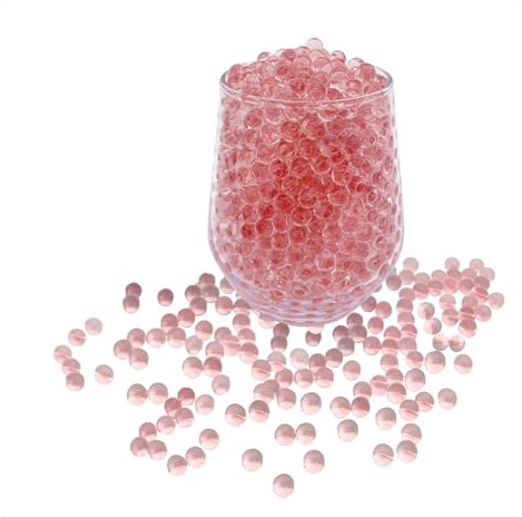 KONFEN Perlas de Agua, 20000 Bolas de Gel Rojo, 100g Bolas Hidrogel Perlas de Gel Bolitas No Tóxico Water Beads para Planta Flores Decoración (Rojo)