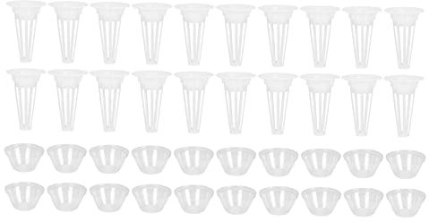 Milisten 1ensemble Set De Paniers De Culture Hydroponique Paniers avec Couvercles pour Semis Et Plantes pour Fraises Coriandre Basilic Et Fleurs Outils De Jardinage Pratiques Et Durables