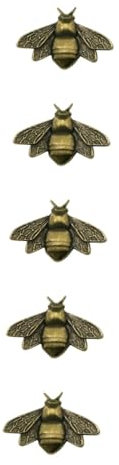Alipis 5St Bienen-Dekorationshandwerk Vintage-Dekor Kunsthandwerk Tierfiguren dekorieren Biene Tierdekor Handbuch Dekorationen Tee Haustier Zubehör Kupferverzierungen