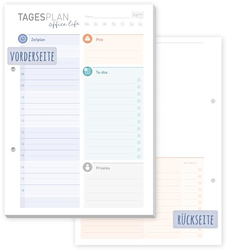 Dagplanerare, A5-block, Daily Planner B%FCro & Homeoffice ”Office Life”