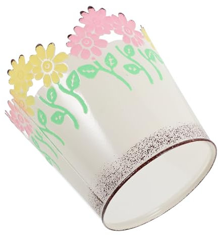 ANDRESLAD Eiserner Blumentopf Kleiner Blumeneimer Für Pflanzen Blumenbehälter Vintage Pflanzenhalter Eimer Für Blumenarrangements Innenraum Dekoration