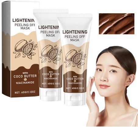 SHEMINES Adera Lightening Peel-Off-Maske, sofort aufhellende Niacinamide Peel-Off-Maske, Adera Peel-Off-Maske, Anti-Aging-Peeling-Maske für alle Hauttypen