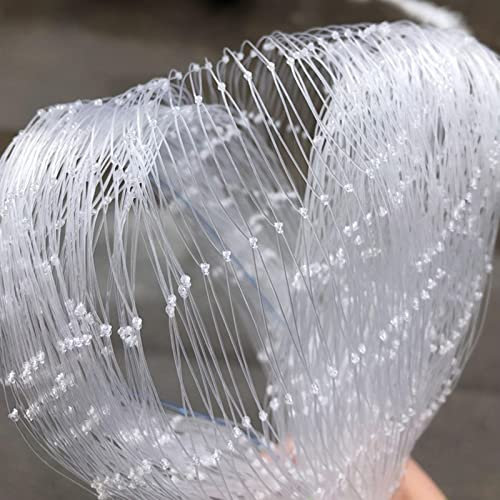 Filet Anti-Oiseaux Filet de Jardin Extra Large 3/ 5/ 7/ 10/ 15 /20/ 25 /30/ 35/ 40 Cm de Large, Fabrication en Nylon Blanche Lourde D'oiseau D'anti, Filet pour Volailles/plantes/Arbres Fruitiers(5x25m
