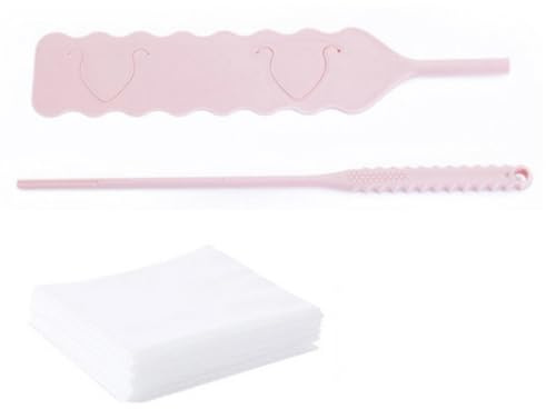 Brosse de Nettoyage Plate Longue Anti-poussière en Plastique Rose