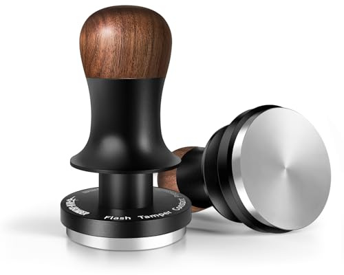 MHW-3BOMBER 58mm Coffee Tamper - 3 Spring Loaded Espresso Tamper with Sound Feedback, Barista Calibrated Tamp with 15lb / 30lbs Replacement Springs,Fits 58mm Standard Baskets,Modell: T7068F-OS