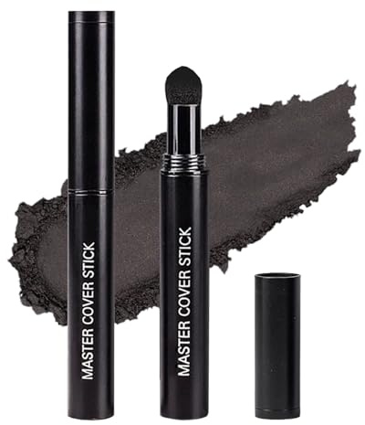 Root Cover Up Powder Natural, Hairline Powder Waterproof, Root Touch Up Powders Instantly, Hair Concealer For Women And Men, Grey Hair Cover Up Makeup Sweatproof (Black)