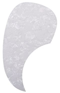 Milisten Gitarren Schlagbrett aus Langlebigem Pvc Waterdrop Selbstklebendes in Weiß zum Schutz der Akustikgitarre vor Kratzern mit Selbstklebendem Klebeband