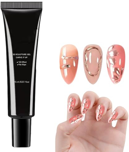 Rhinestone Glue - Strong Nil Gel | Nal Charmes Ongles Gemm Gell Sculpting Geel | Naiil Decoration Adhesive Adapté À La 3D Naail Arrt, Manucure De Bricolage Et Utilisation Du Salon