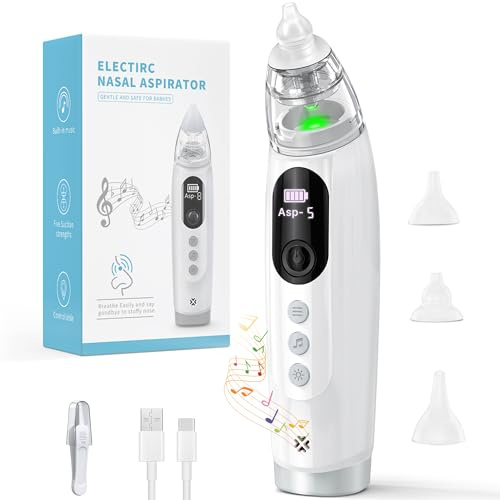 Yeerain Aspiratore nasale per bambini, con 5 ventose