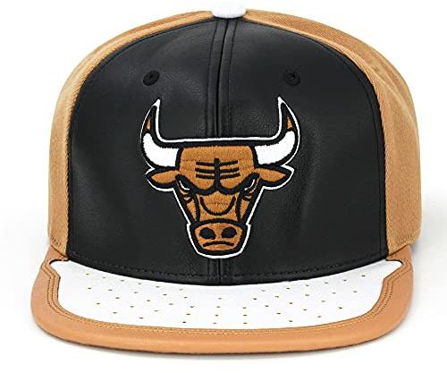 Mitchell & Ness Day One Snap Bulls Cap Basecap Baseballcap Flat Brim NBA Chicago Snapback