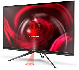Ozone Gaming DSP27 IPS Monitor Diseñado para Gaming, Pantalla 2560 x 1440 2K QHD Full HD, Base Sólida, 1ms, 144hz, Freesync, HDR, HDMI, Negro, 27
