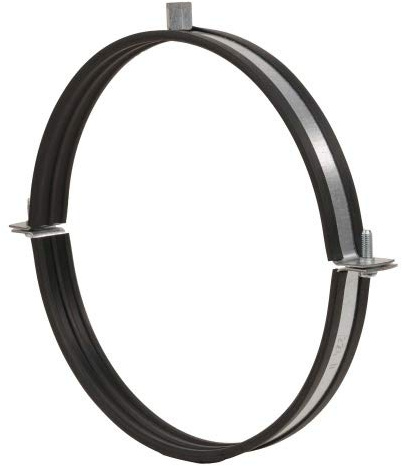 2 Stück - Lüftungsrohrschellen M8/M10 Größe 400 mm