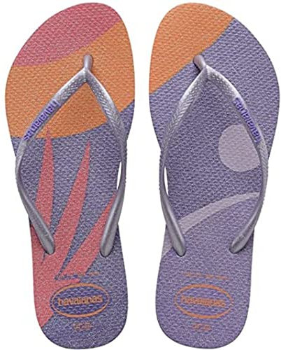 Havaianas Slim Palette Glow, Infradito, Donna, Viola Lilla Tranquilla, 41/42 EU