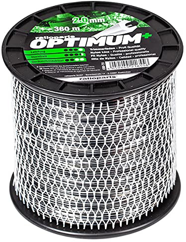 Ratioparts Optimum Nylonfaden 2,0 mm 360 m Trimmerfaden 5-Kant Mähfaden
