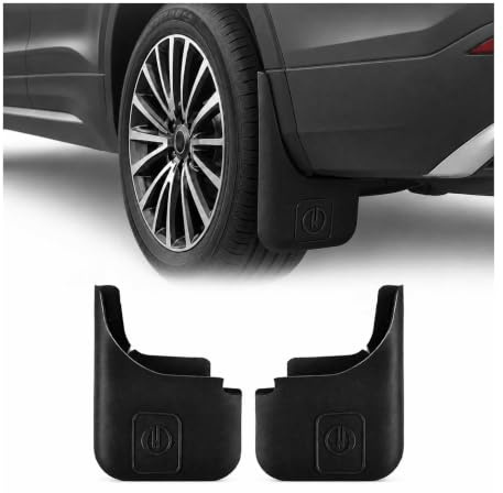 OMAC Paraspruzzi Kotflügel compatibile con Renault Kangoo 2008-2021 Posteriore ABS Nero 2X