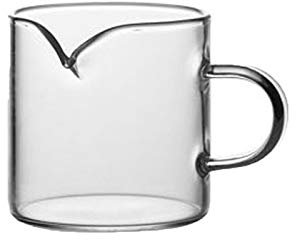 Gravy boat Glass Cream Pitcher with Handle Coffee Set Kit 70ml/120ml Perfect for Serving Milk cream salad Saucer hot Maple Syrup drawn Butter Salad dressing gravy boat (Size : Gold)