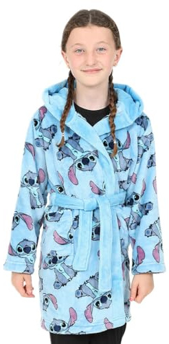Disney Robe de chambre pour fille, bleu, 10-11 ans