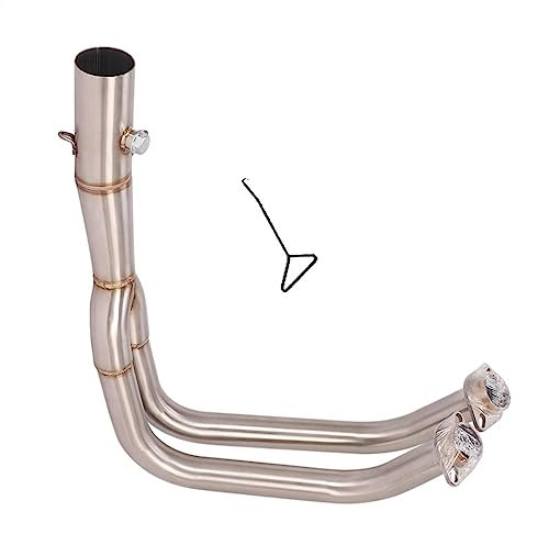 ZIAYI Silenciador De Escape para Motocicleta, Tubo Delantero Deslizante para Kawasaki para Vulcan S650 650s VN650 EN650, Sistemas Completos De Escape Modificado (Color : K)