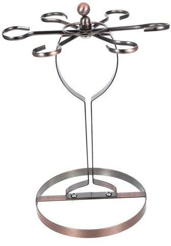 Mikinona Wine Glass Organizer Rack Hanging Glass Storage Stand Iron Wire Kitchen Storage Rack