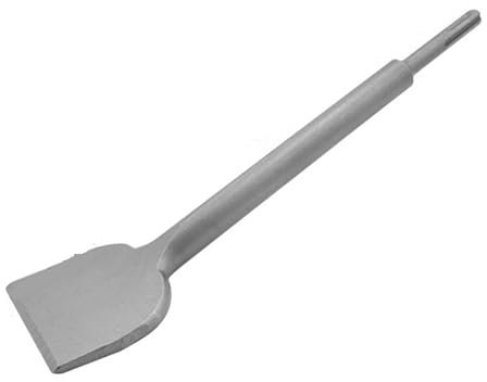 ZSjing Cincel de 75/100mm de Ancho, cincel de azulejo Curvado for eliminación de enyesado, cincel de carburo Curvo for Azulejos, Pared de Yeso Antigua, hormigón(B Curved Chisel)