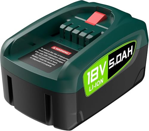 Hohe kapazität 5000mAh 18V Ersatzakku für Bosch PBA PSB PSR Akku für 18V Green Werkzeugen Haus und Garden18V System, Gardena18V Akku (Nicht kompatibel mit der Bosch-Staubsauger Unlimited Serie)