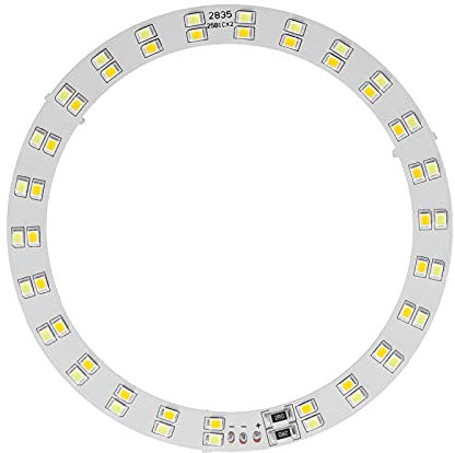 Fafeicy Luz de Anillo LED, 10W, 2 Colores, 50 LED SMD 2835, 11,2 cm, Alimentación USB