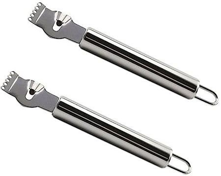 Mikikit 2piezas Rallador De Limón De Acero Inoxidable Hogar Pelador De Limón Asa Para Colgar Rallador De Cocina Para Naranjas
