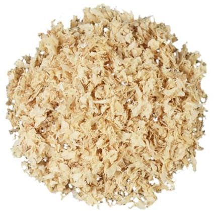 FONDOTIN 500G Natural Pet Bedding Hamster Wood Chips for Nesting and Burrowing Soft Shavings for Animals Like Hamsters Gerbils and Guinea Pigs Wood Flour