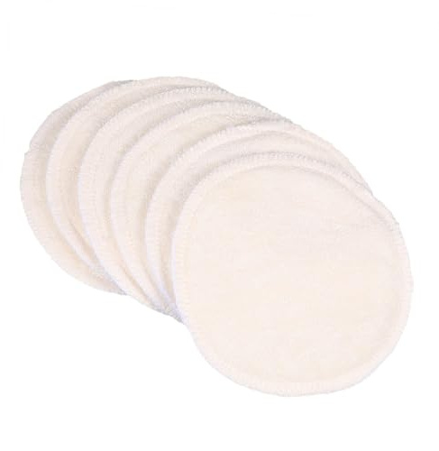 Dischetti Assorbilatte Lavabili Anti Perdita 6 Pezzi in Bambù | Assorbimento Rapido del Latte, Tessuto in Fibra di Bambù, Set da 6 Pezzi