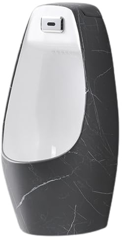 Urinoir Suspendu pour Hommes, Chasse D'eau Automatique à Capteur Intelligent, Urinoir de Salle de Bain en Céramique Anti-éclaboussures, pour Salle de Bain, Hôtel, Boutique