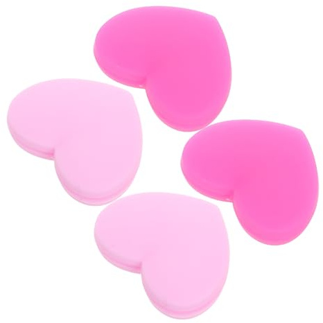 Alipis Set da 4 Smorzatori di Vibrazioni per Racchetta da Tennis in Silicone a Forma di Cuore Assorbitori Antivibrazione per Controllo Corde Accessori Tennis per Protezione Polso
