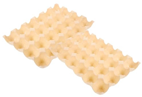 Garneck 2 Pezzi Contenitore Uova Riutilizzabile Scomparti in Antiscivolo Portauova Frigo Compatto e Impilabile per Conservazione Sicura e Organizzazione Ottimale Riutilizzabile